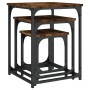 Stackable coffee tables 3 pieces engineered wood smoke oak by , Coffee table - Ref: Foro24-838925, Price: 40,58 €, Discount: %