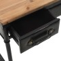 Console table made of MDF wood and fir, 100x33.5x80 cm by vidaXL, Side tables - Ref: Foro24-245758, Price: 140,94 €, Discount: %