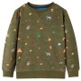 Khakifarbenes Kinder-Sweatshirt 92 von , Kinder-T-Shirts - Ref: Foro24-13129, Preis: 12,62 €, Rabatt: %