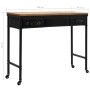 Console table made of MDF wood and fir, 100x33.5x80 cm by vidaXL, Side tables - Ref: Foro24-245758, Price: 140,94 €, Discount: %