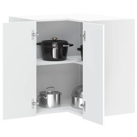 Mueble de cocina esquina pared Porto madera ingeniería blanca en Armarios de cocina | Comprar online en Foro24
