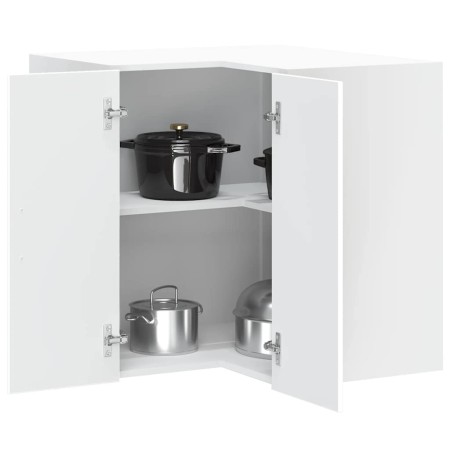 Mueble de cocina esquina pared Porto madera ingeniería blanca en Armarios de cocina | Comprar online en Foro24