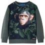 Dunkelkhakifarbenes Kinder-Sweatshirt 104 von , Kinder-T-Shirts - Ref: Foro24-13050, Preis: 12,22 €, Rabatt: %