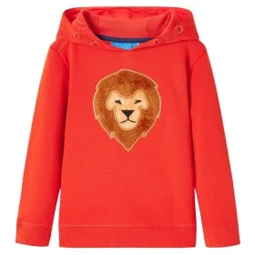 Children's red hooded sweatshirt 116 by , Kids T-shirts - Ref: Foro24-13321, Price: 12,74 €, Discount: %
