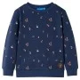 Marineblaues Melange-Sweatshirt für Kinder 128 von , Kinder-T-Shirts - Ref: Foro24-12792, Preis: 11,95 €, Rabatt: %