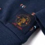Marineblaues Melange-Sweatshirt für Kinder 128 von , Kinder-T-Shirts - Ref: Foro24-12792, Preis: 11,95 €, Rabatt: %
