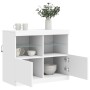 Sideboard mit weißen LED-Leuchten 81x37x67 cm von , Sideboards - Ref: Foro24-836658, Preis: 77,44 €, Rabatt: %