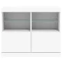 Sideboard with white LED lights 81x37x67 cm by , Sideboards - Ref: Foro24-836658, Price: 74,67 €, Discount: %