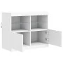 Sideboard mit weißen LED-Leuchten 81x37x67 cm von , Sideboards - Ref: Foro24-836658, Preis: 74,67 €, Rabatt: %