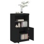 Sideboard with LED lights black 60.5x37x100 cm by , Sideboards - Ref: Foro24-836666, Price: 78,99 €, Discount: %