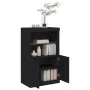 Sideboard with LED lights black 60.5x37x100 cm by , Sideboards - Ref: Foro24-836666, Price: 78,92 €, Discount: %