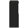 Sideboard with LED lights black 60.5x37x100 cm by , Sideboards - Ref: Foro24-836666, Price: 78,92 €, Discount: %