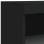 Sideboard with LED lights black 60.5x37x100 cm by , Sideboards - Ref: Foro24-836666, Price: 78,99 €, Discount: %
