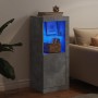 Concrete gray sideboard with LED lights 41x37x100 cm by , Sideboards - Ref: Foro24-836647, Price: 78,58 €, Discount: %