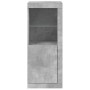 Concrete gray sideboard with LED lights 41x37x100 cm by , Sideboards - Ref: Foro24-836647, Price: 78,58 €, Discount: %