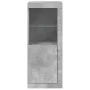 Concrete gray sideboard with LED lights 41x37x100 cm by , Sideboards - Ref: Foro24-836647, Price: 77,10 €, Discount: %