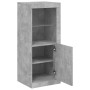 Concrete gray sideboard with LED lights 41x37x100 cm by , Sideboards - Ref: Foro24-836647, Price: 78,58 €, Discount: %
