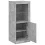 Concrete gray sideboard with LED lights 41x37x100 cm by , Sideboards - Ref: Foro24-836647, Price: 77,10 €, Discount: %