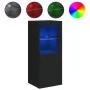 Sideboard with LED lights black 41x37x100 cm by , Sideboards - Ref: Foro24-836645, Price: 72,79 €, Discount: %