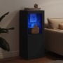 Sideboard with LED lights black 41x37x100 cm by , Sideboards - Ref: Foro24-836645, Price: 71,03 €, Discount: %