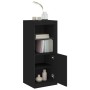 Sideboard with LED lights black 41x37x100 cm by , Sideboards - Ref: Foro24-836645, Price: 71,03 €, Discount: %