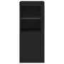 Sideboard with LED lights black 41x37x100 cm by , Sideboards - Ref: Foro24-836645, Price: 71,03 €, Discount: %