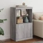 Sideboard mit LED-Leuchten Sonomagrau 60,5x37x100 cm von , Sideboards - Ref: Foro24-836670, Preis: 86,49 €, Rabatt: %