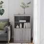 Sideboard with LED lights Sonoma gray 60.5x37x100 cm by , Sideboards - Ref: Foro24-836670, Price: 89,72 €, Discount: %