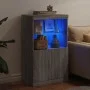 Sideboard mit LED-Leuchten Sonomagrau 60,5x37x100 cm von , Sideboards - Ref: Foro24-836670, Preis: 86,49 €, Rabatt: %