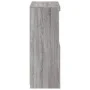 Aparador con luces LED gris Sonoma 60,5x37x100 cm de , Aparadores - Ref: Foro24-836670, Precio: 86,25 €, Descuento: %