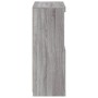 Sideboard with LED lights Sonoma gray 60.5x37x100 cm by , Sideboards - Ref: Foro24-836670, Price: 89,72 €, Discount: %