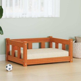 Cama para perro Marrón cera 65,5 x 50,5 x 28 cm en Camas para perros | Comprar online en Foro24