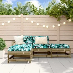 Garden furniture set 4 pieces impregnated pine wood by , Garden sets - Ref: Foro24-3186493, Price: 208,22 €, Discount: %