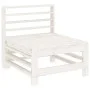 Gartenmöbel-Set 4-teilig aus massivem weißem Kiefernholz von , Gartensets - Ref: Foro24-3186502, Preis: 252,71 €, Rabatt: %