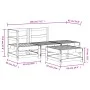 Gartenmöbel-Set 4-teilig aus imprägniertem Kiefernholz von , Gartensets - Ref: Foro24-3186500, Preis: 204,11 €, Rabatt: %