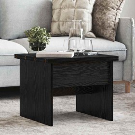 Mesa de Café Roble Negro 55 x 54,5 x 45 cm Madera contrachapada en Mesas de centro | Comprar online en Foro24
