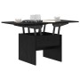 Mesa de Café Roble Negro 55 x 54,5 x 45 cm Madera contrachapada en Mesas de centro | Comprar online en Foro24