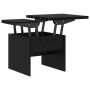 Mesa de Café Roble Negro 55 x 54,5 x 45 cm Madera contrachapada en Mesas de centro | Comprar online en Foro24