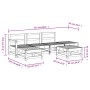 Garden furniture set 6 pieces solid white pine wood by , Garden sets - Ref: Foro24-3186537, Price: 398,17 €, Discount: %