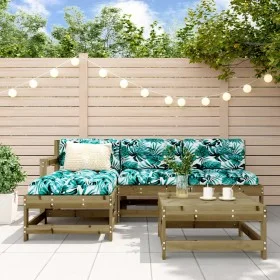 Garden sofa set 5 pieces impregnated pine wood by , Garden sets - Ref: Foro24-3186535, Price: 263,54 €, Discount: %