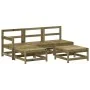 Gartensofa-Set 5-teilig aus imprägniertem Kiefernholz von , Gartensets - Ref: Foro24-3186535, Preis: 263,71 €, Rabatt: %