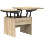 Mesa de Café Roble Sonoma 55 x 54,5 x 45 cm en Mesas de centro | Comprar online en Foro24