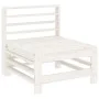 Gartenmöbel-Set 7-teilig aus massivem weißem Kiefernholz von , Gartensets - Ref: Foro24-3186194, Preis: 470,48 €, Rabatt: %