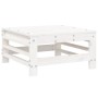 Gartenmöbel-Set 7-teilig aus massivem weißem Kiefernholz von , Gartensets - Ref: Foro24-3186194, Preis: 476,67 €, Rabatt: %