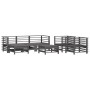 Gartenmöbel-Set 7-teilig aus massivem grauem Kiefernholz von , Gartensets - Ref: Foro24-3186265, Preis: 501,98 €, Rabatt: %