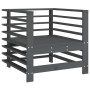 Gartenmöbel-Set 7-teilig aus massivem grauem Kiefernholz von , Gartensets - Ref: Foro24-3186265, Preis: 501,98 €, Rabatt: %