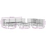 Gartenmöbel-Set 7-teilig aus massivem grauem Kiefernholz von , Gartensets - Ref: Foro24-3186265, Preis: 501,98 €, Rabatt: %