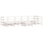 Gartenmöbel-Set 8-teilig aus massivem weißem Kiefernholz von , Gartensets - Ref: Foro24-3186271, Preis: 546,85 €, Rabatt: %