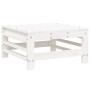 Garden table and high stools 9 pieces solid white pine wood by , Garden sets - Ref: Foro24-3186299, Price: 579,18 €, Discount: %