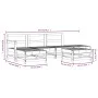 Gartenmöbel-Set 6-teilig aus massivem weißem Kiefernholz von , Gartensets - Ref: Foro24-3186320, Preis: 383,24 €, Rabatt: %